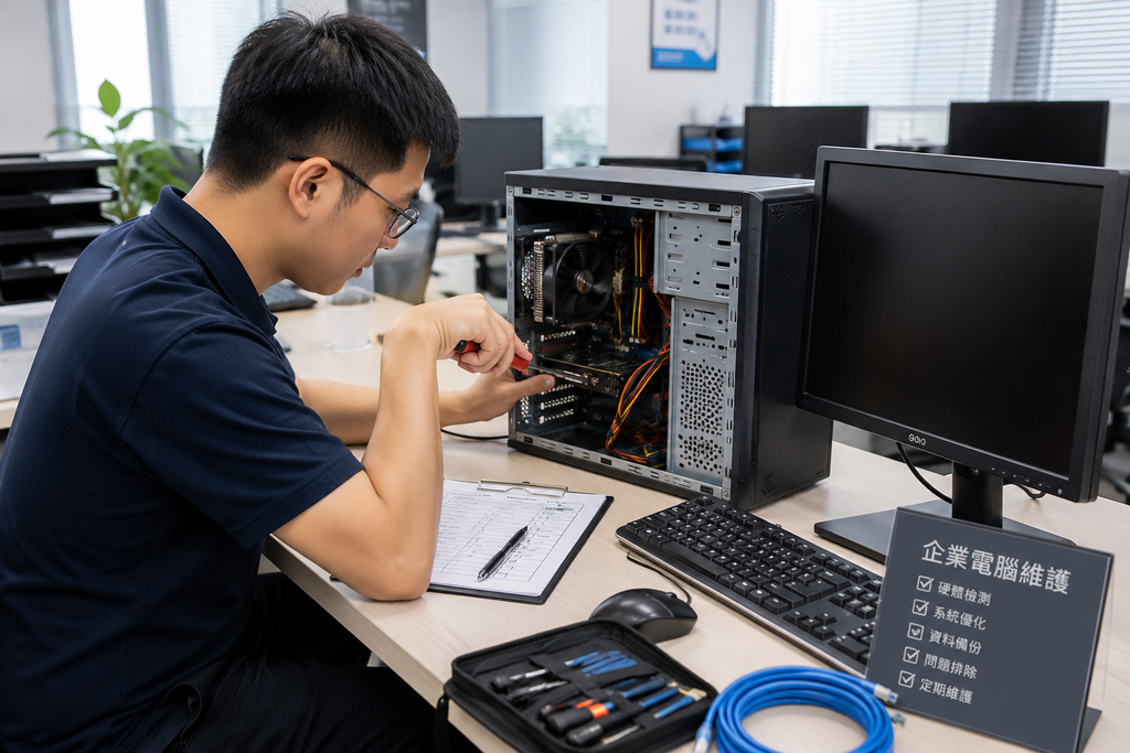 企業電腦維修圖片